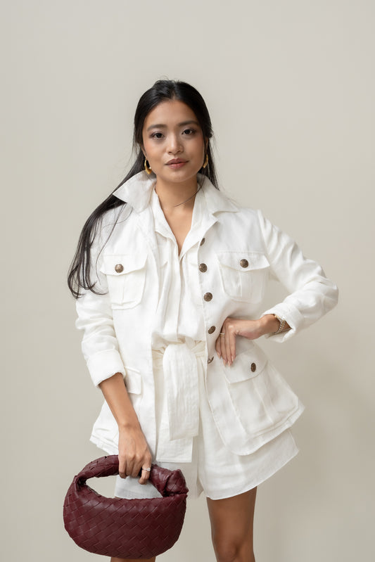 Romper in 100% Linen