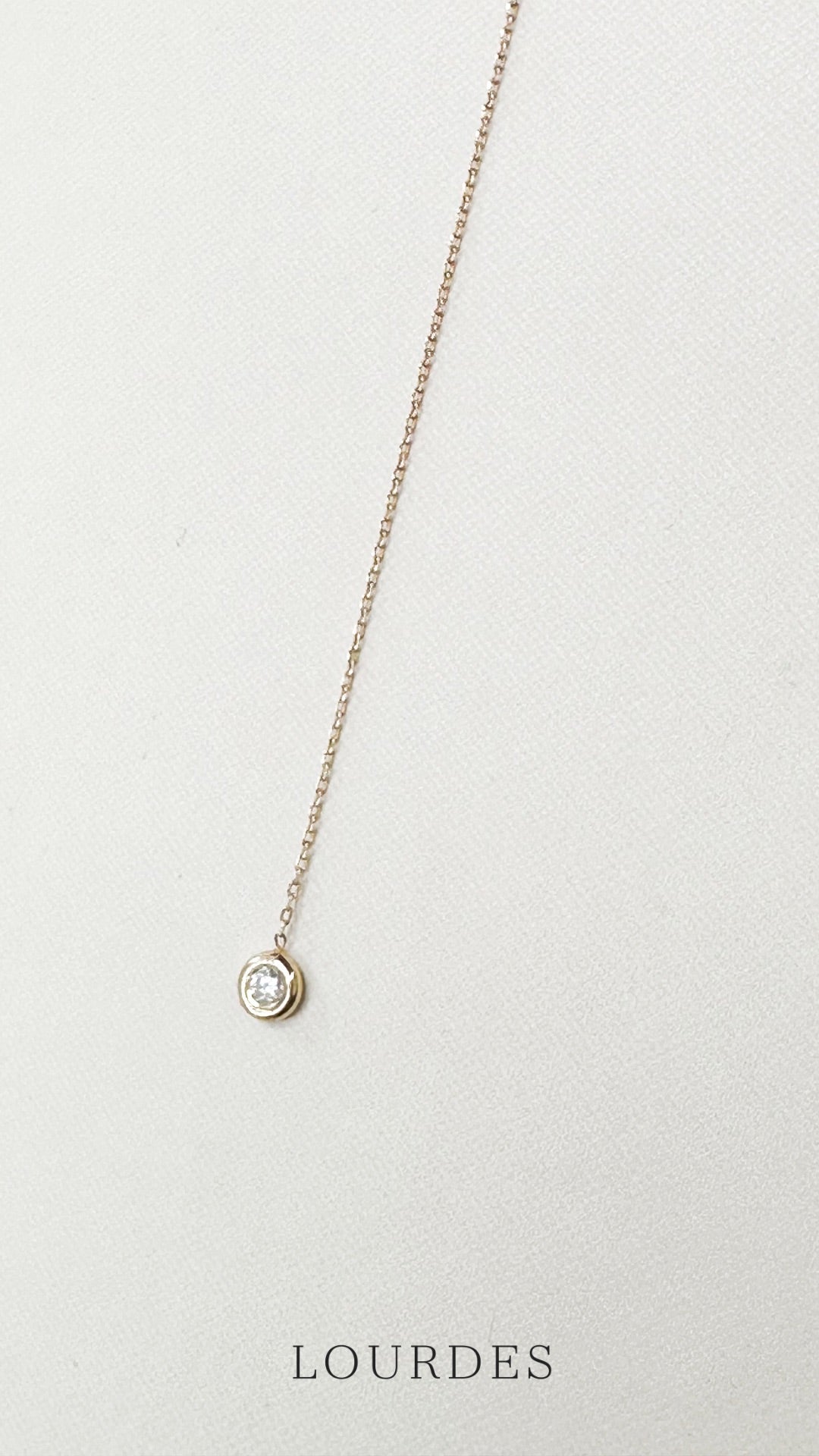 Arabesque lariat necklace