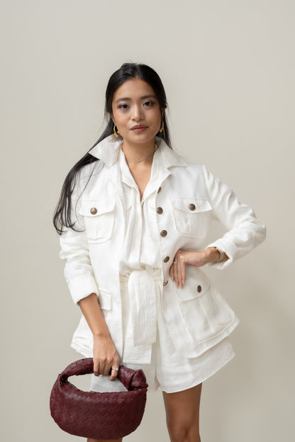 Romper in 100% Linen