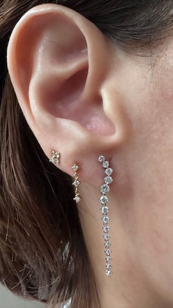 Cascading Dangling earrings