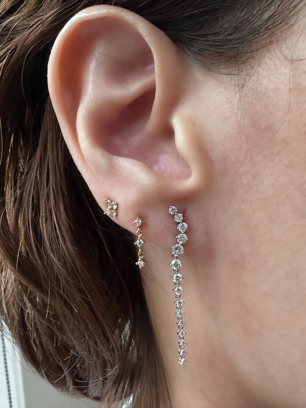 Cluster diamond studs