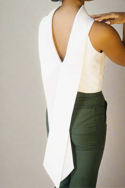 Lourdes Top in blanc