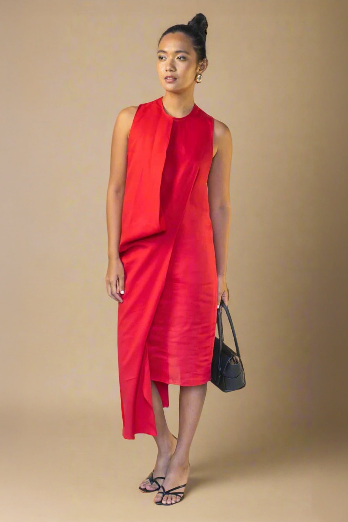Margaux dress in rouge