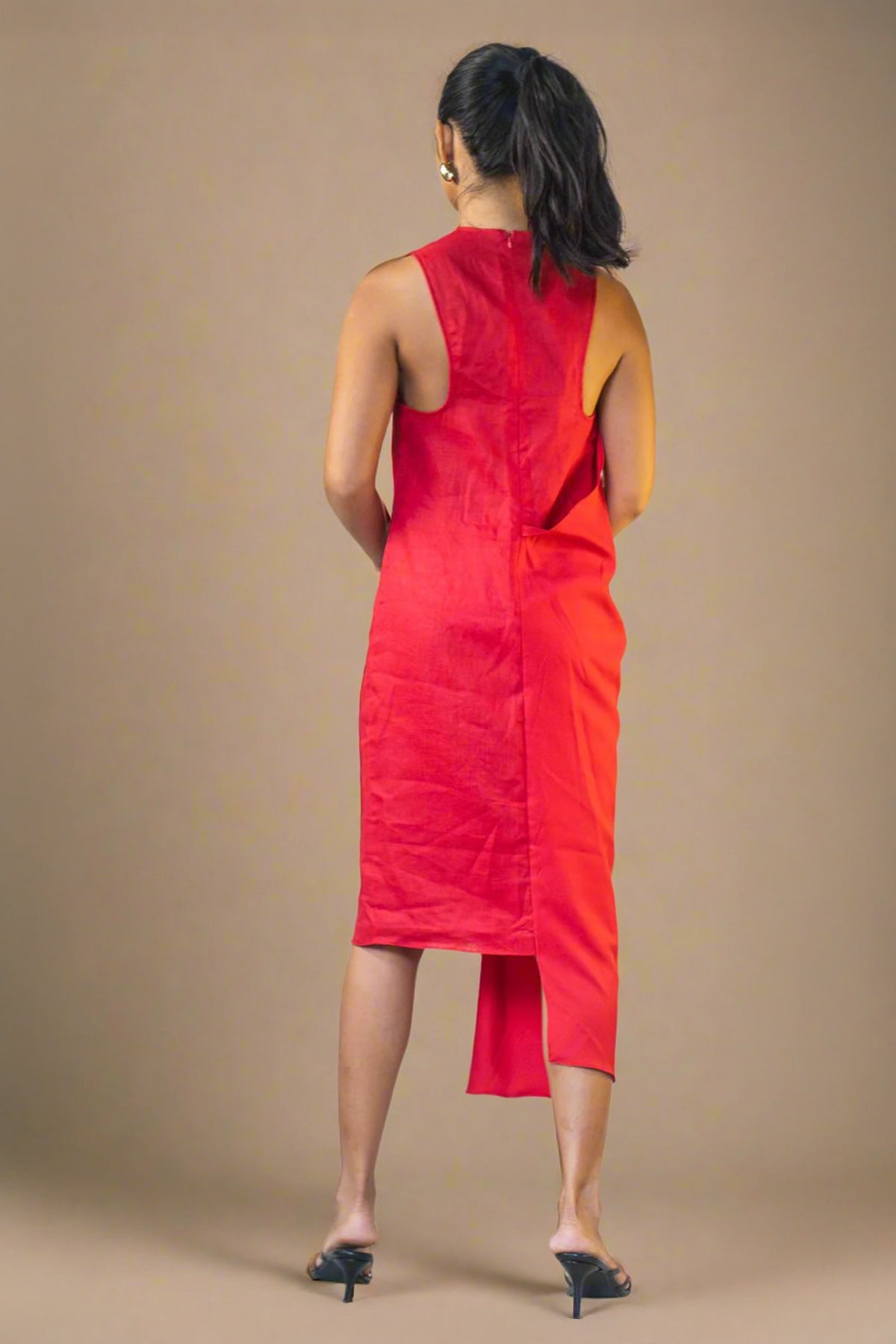 Margaux dress in rouge
